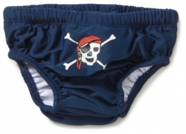 Playshoes Baby - Jungen Schwimmbekleidung 460080 Windelhose / Badehose Pirat von Playshoes mit höchstem UV-Schutz nach Standard 801 und Oeko-Tex Standard 100, Gr. 86/92, Blau (791 blau/grün)